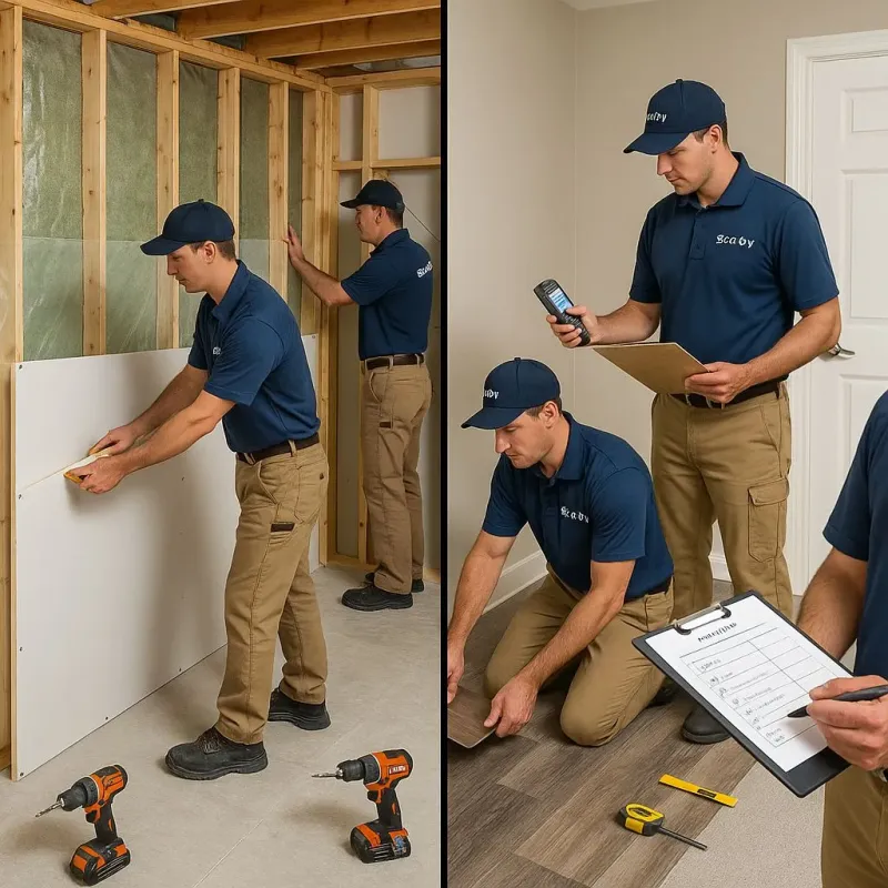 Repairs and Reconstruction process in Wilson, NC
